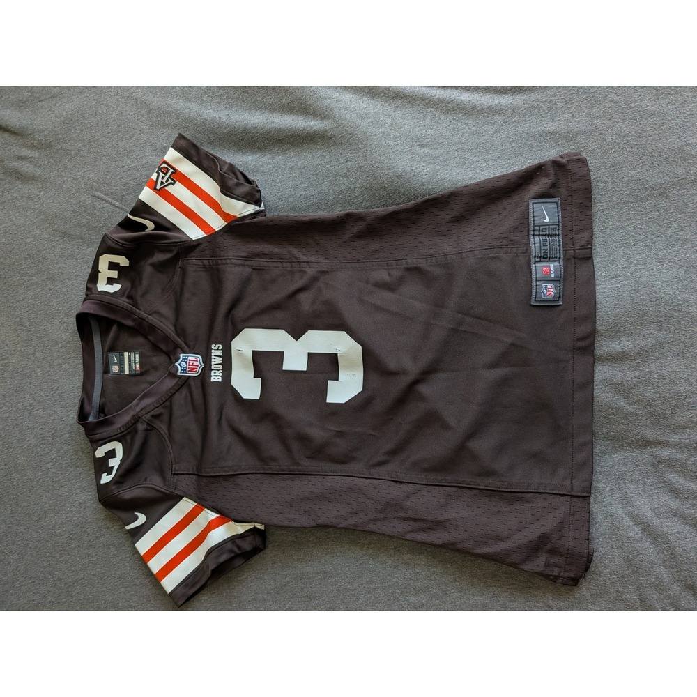 Nike NFL Cleveland Browns Brandon Weeden 3 Jersey Brown Womens Small